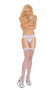 Sheer garter belt hose