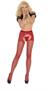 Sheer crotchless pantyhose