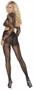 Pantyhose with Vertical Vine Detail