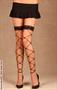 Footless net thigh hi