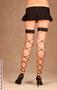 Footless net thigh hi