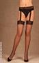 Diamond net thigh hi
