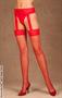 Diamond net thigh hi