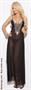 Chiffon gown with matching g-string