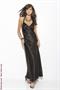 Satin halter neck gown