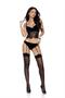 Eyelash lace cami top with velvet cups