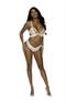 Lace bra with strappy front detail