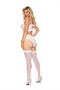 Embroidered mesh cami top with underwire cups - Plus