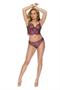 Eyelash lace cami top with underwire cups