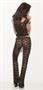 Ruched Lace Cami Top with Matching Pants