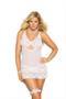 Mesh babydoll with underwire cups