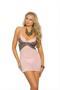Mesh babydoll with underwire cups