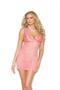 Mesh and lace babydoll