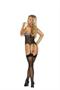 Mesh demi cup bustier - Plus