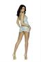 Lace babydoll with underwire cups