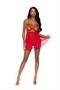 Embroidered mesh babydoll
