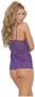 Mesh Burnout Babydoll and G-string