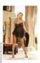 Three piece set- baby doll, sheer jacket and matching sheer panty
