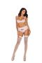 Demi bra with underwire cups
