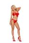 Mesh bra with lace trim, strappy front detail