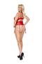 Embroidered lace and mesh underwire bra with adjustable straps - Plus