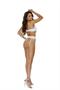 Stretch satin bra with underwire cups