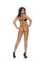 Satin bra with underwire cups