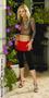 Mini skirt with pleats