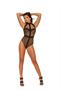 Diamond net slip on teddy