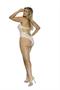 Lace slip on crotchless teddy - Plus
