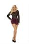 Lace and lycra mini dress