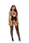 Treasure Hunter - Halter neck teddy with attached garters and hat.