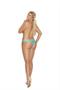 Eyelash lace Brazilian back panty.