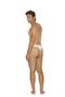 Men's fishnet and lycra thong.