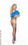 Diamond net suspender pantyhose