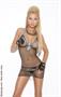 Diamond net mini dress