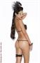 Fringe string bra top and g-string
