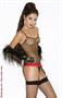 Diamond net camisette and g-string
