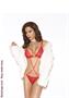 Lace teddy with heart rhinestone applique