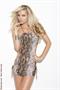 Mini dress with ties