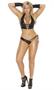 Plus Size Leather Halter Cami with Matching Panty