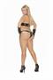 Leather Halter Cami with Matching Panty