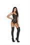 Leather bustier