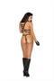 2 piece set Leather harness and g-string