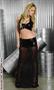 Vinyl lace up cami top with side zipper