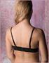 Triangle Lace Bralette Blue/Black