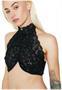 Lace High Neck Bralette