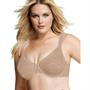 Q-T Intimates Cotton-and-Lace Underwire Bra