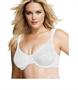 Q-T Intimates Cotton-and-Lace Underwire Bra