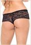 Sequin butterfly lace tanga